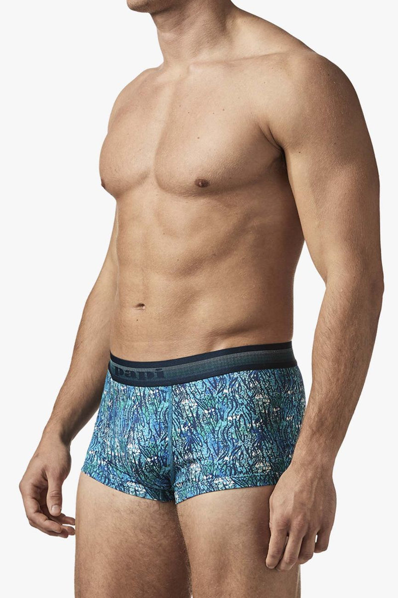 بابي UMPA107 2PK Microflex Performance Trunks اللون أزرق مخضر