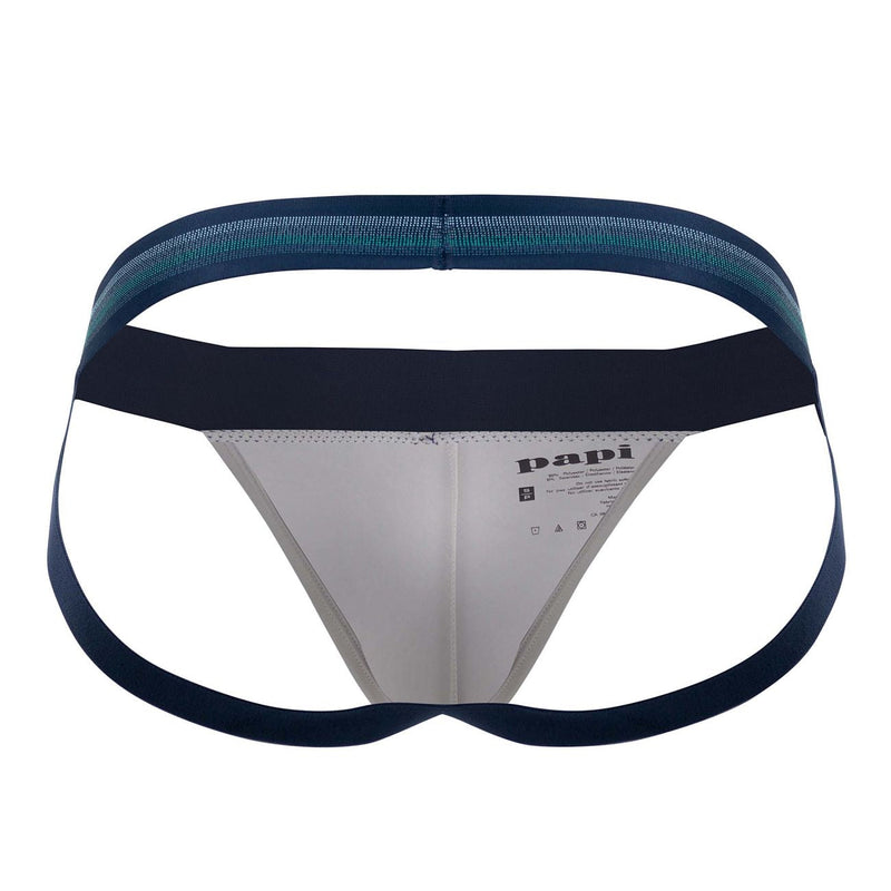 PAPI UMPA108 2PK Microflex性能Jockstrap Color Blue-Gray