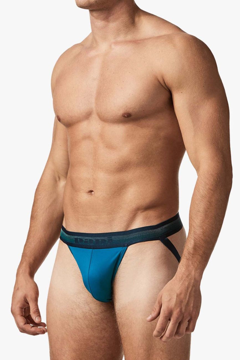 PAPI UMPA108 2PK Performance microflex Jockstrap Color imprimé en bleu