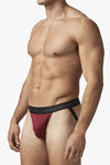 PAPI UMPA108 2PK PERFORMANCE MICROFLEX JOCKSTRAP COULEUR-RED-RED