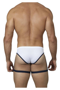 Pikante Pik 0217 aventures Garter Briefs Color blanc