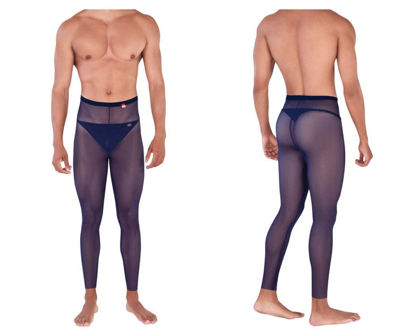 Pikante Pik 0336 Manhood Long Johns Thongs Color Blue foncé