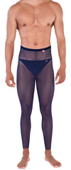 Pikante Pik 0336 Manhood Long Johns Thongs Color Blue foncé