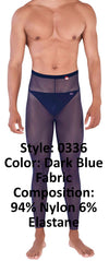 Pikante PIK 0336 Manhood Long Johns Thongs Color Dark Blue