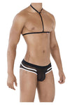 Pikante Pik 0495 Arneses calientes Briefs Color Negro