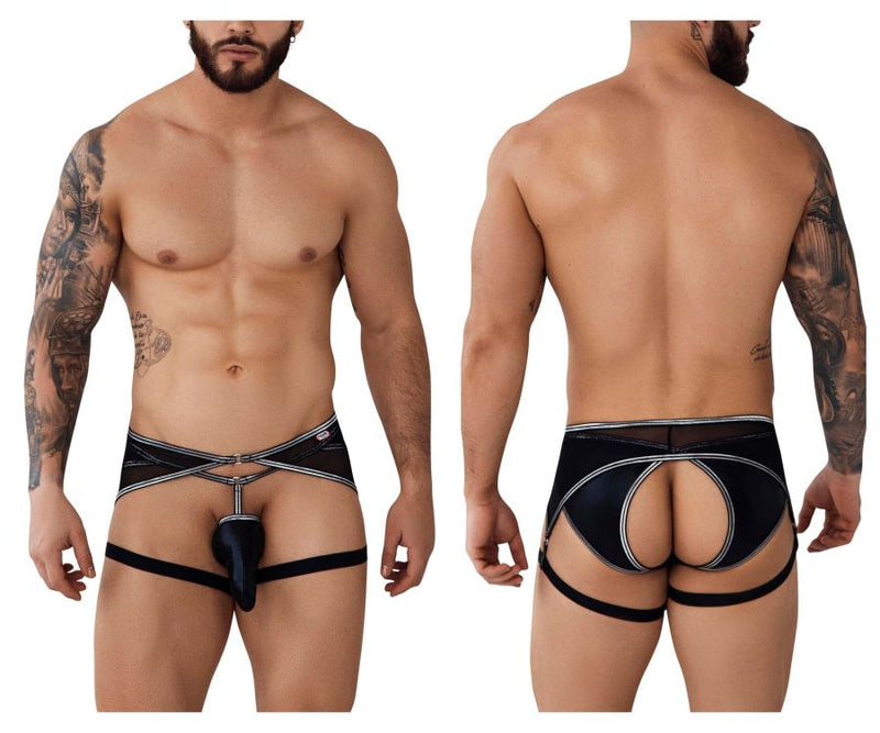 Pikante Pik 0987 Abuya Garter Jockstrap Color Negro