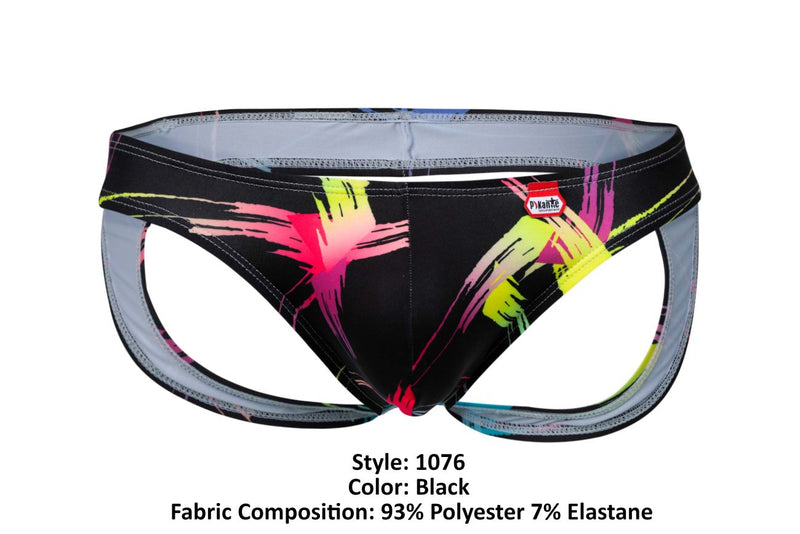 Pikante Pik 1076 Nucleus Jockstrap Color noir