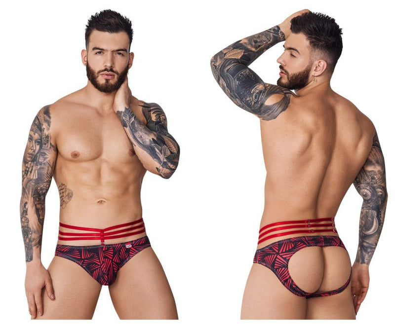 Pikante Pik 1080 Fiery Jockstrap Color rojo