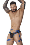 Pikante Pik 1082 Lujueria Garter Thongs Couleur bleu