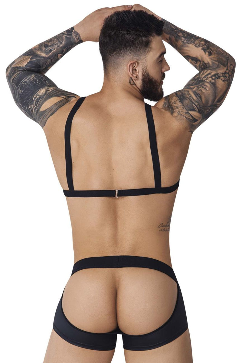 Pikante Pik 1086 Hard Harness Jockstrap Color noir