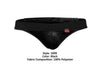 Pikante PIK 1099 Clandestine Velvet Thongs Color Black