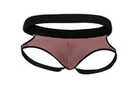 Pikante pik 1100 clandestine en velours jockstrap rose