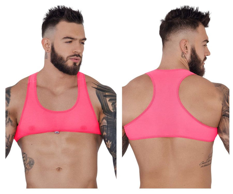 Pikante pik 1272 sonar crop-top couleurs fuchsia