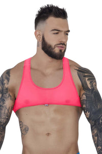 Pikante pik 1272 sonar crop-top couleurs fuchsia