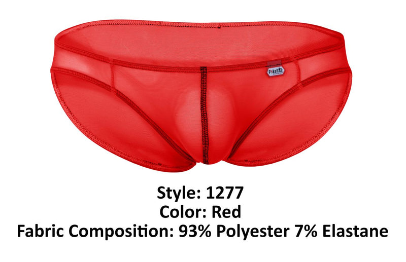 Pikante Pik 1277 Briefs de sonar couleur rouge