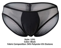 Pikante Pik 1291 Sziget Briefs Color negro