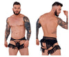 Pikante Pik 1294 Greenman Jockstrap Color noir