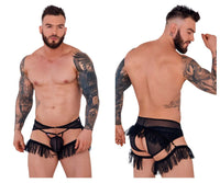 Pikante Pik 1294 Greenman Jockstrap Color Negro