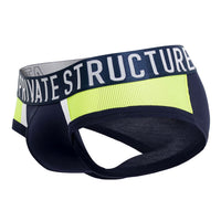 Private Structure BAUT4388 Athlete Mini Briefs Color Navy Ranger