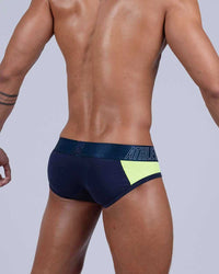 Private Structure BAUT4388 Athlete Mini Briefs Color Navy Ranger