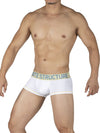 Private Structure MOUX4103 Mo Lite Mid Waist Trunks Color White