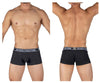 Private Structure PBUT4379 Bamboo Mid Waist Trunks Color Raven Black