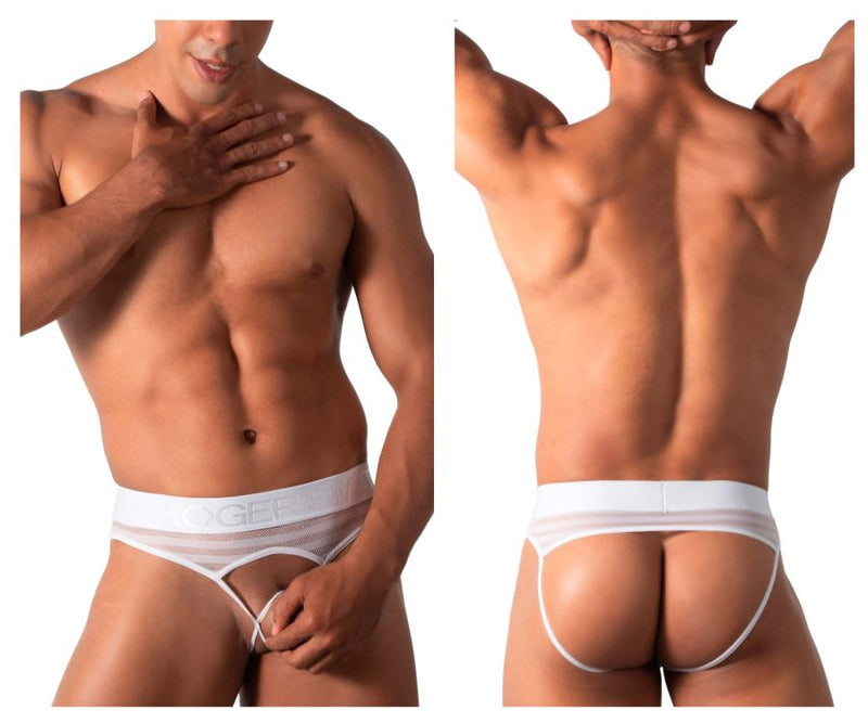 Roger Smuth RS082 Jockstrap Color blanc