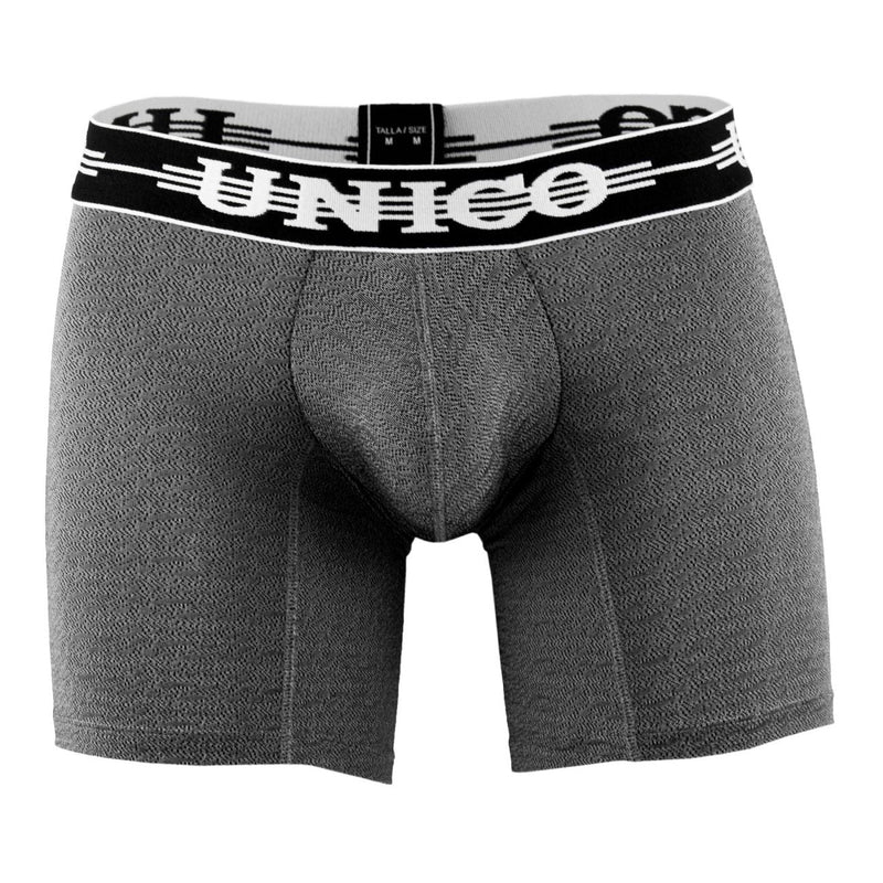 Unico 1802010021194 Boxer Briefs Self Color Gray