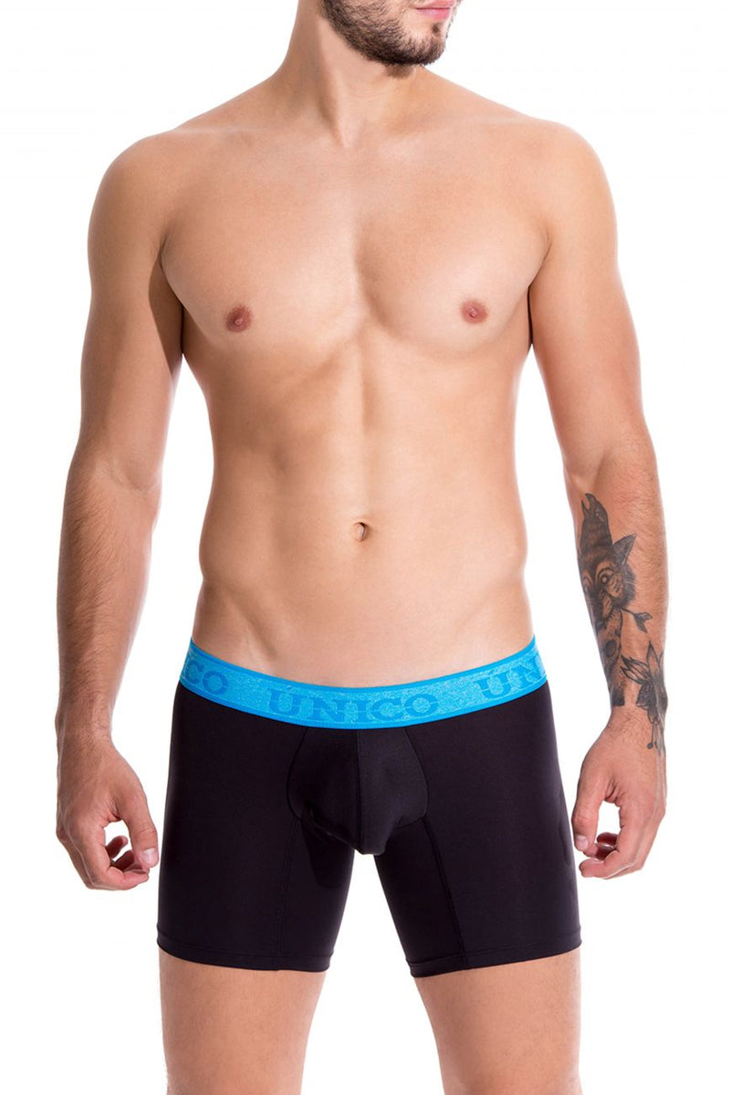 Unico 19160100215 COLORS Dinamico Boxer Briefs Color 99-Black