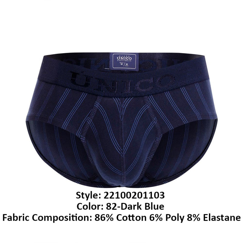 UNICO 22100201103 Senda Briefs Color 82 Dark Blue