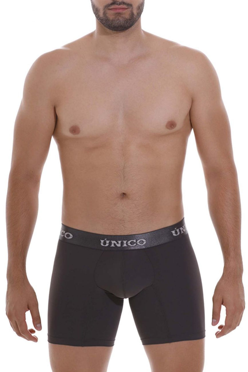 UNICO 22120100208 ASFALTO M22 Boxer Briefs Color 96 Dark Grey