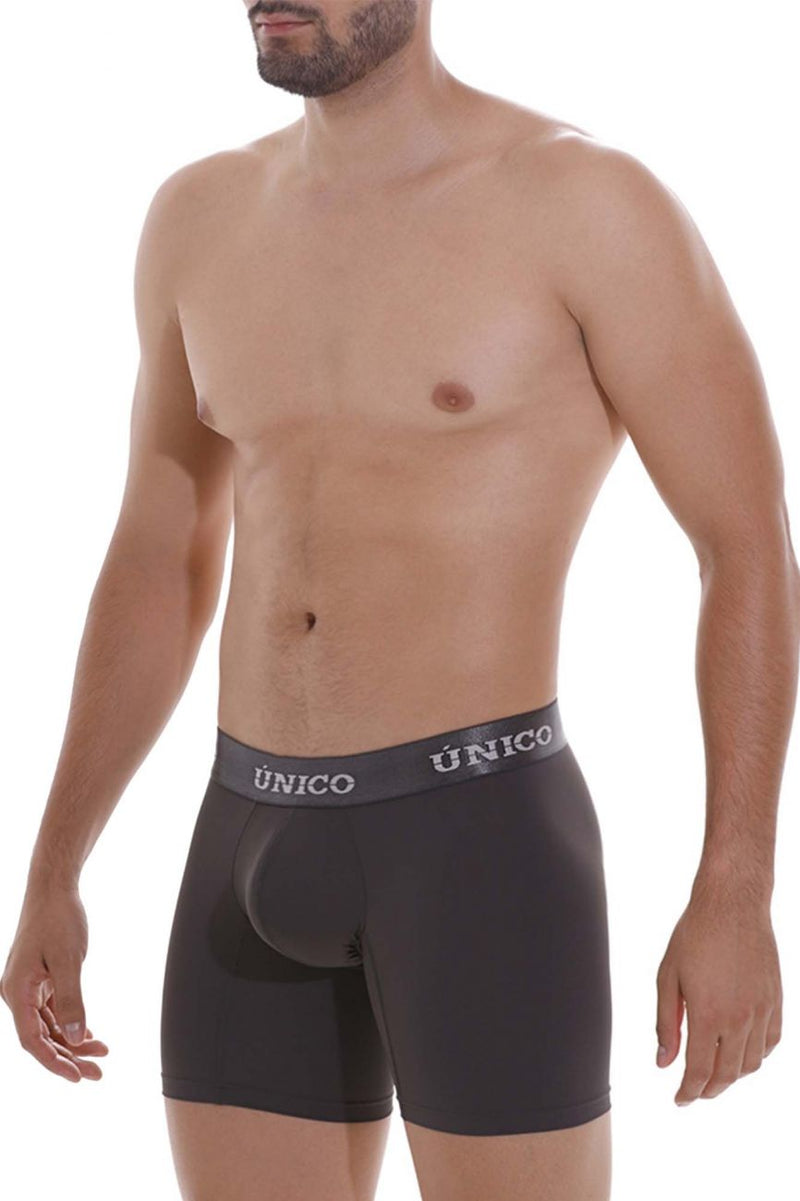 Unico 22120100208 Asfalto M22 Boxer Briefs Color 96-Dark Gray