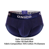 UNICO 22120201102 Profundo A22 Briefs Color 82 Dark Blue