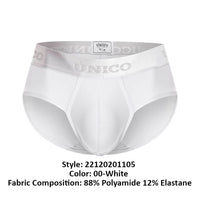 UNICO 22120201105 Cristalino M22 Briefs Color 00-White