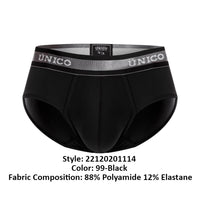 Unico 22120201114 Nebuloso M22 Briefs Color 99-Black