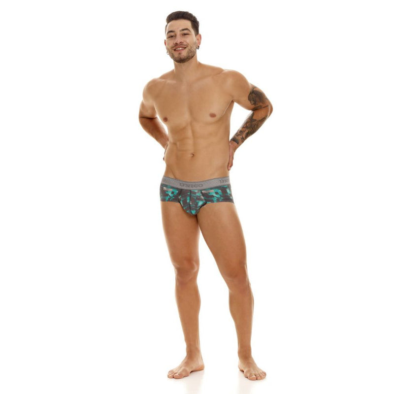 Unico 23050201104 Escaque Briefs Color 63-Green