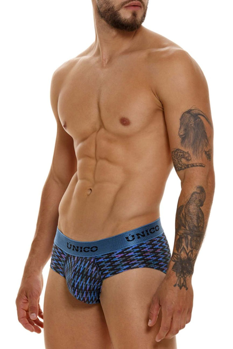 UNICO 23080101121 Filamento Briefs Color 46-Blue