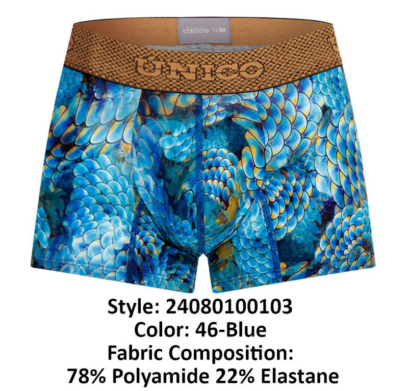 UNICO 24080100103 ONDOSO Trunks Color 46-Blue