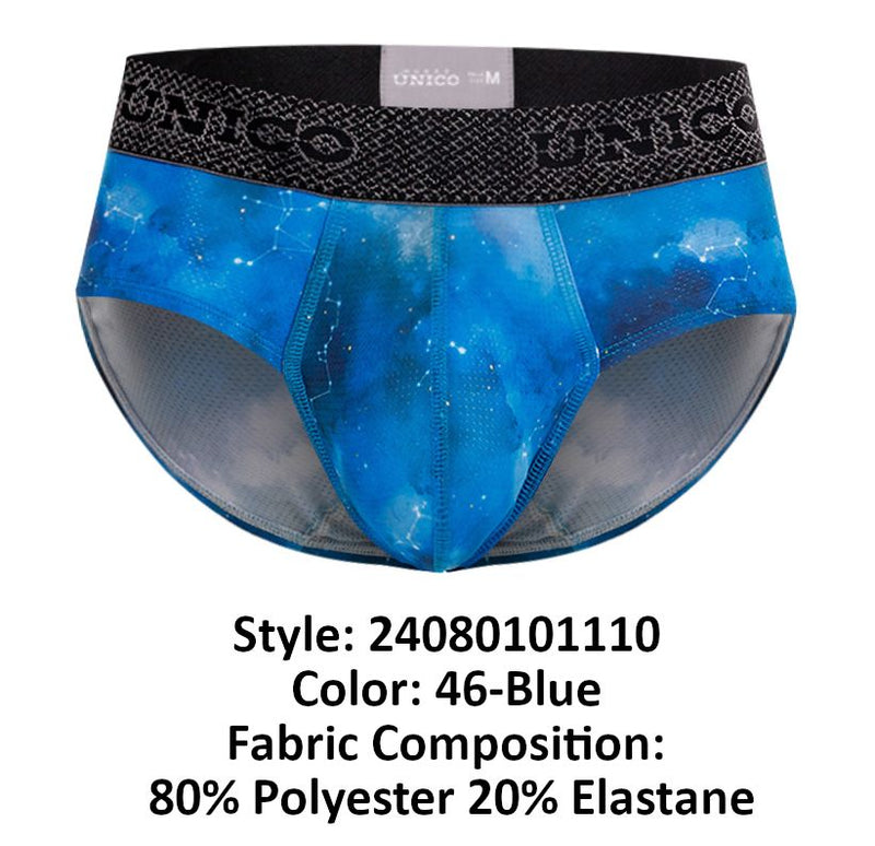 Unico 24080101110 Infinito Briefs Color 46-Blue