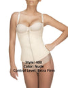 Vedette 400 Felice Underbust Waist Cincher w/ Zipper Color Nude