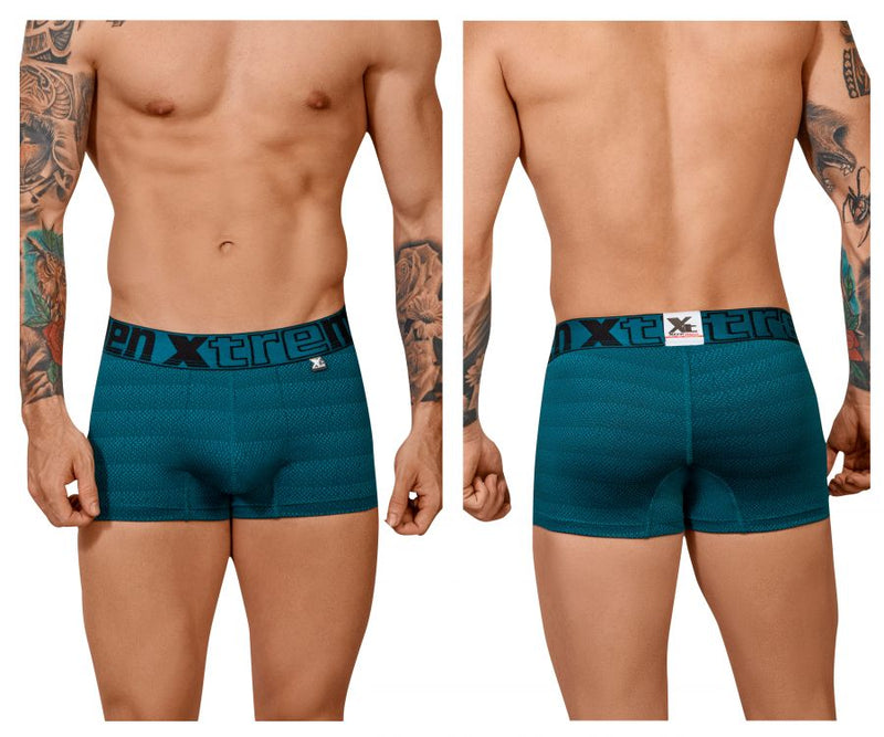 Xtremen 51449C Geometric Jacquard Trunk Color Petrol