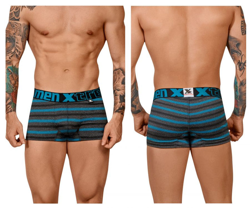 Xtremen 51453C Stripes Trunk Color Turquoise