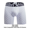 Xtremen 51461 Cotton Boxer Briefs Color White