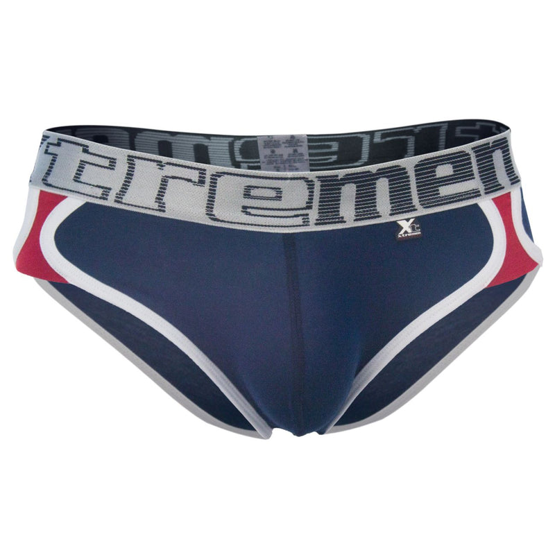 Xtremen 91014-3 3PK Briefs Color Blue-Gray-Blue