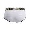 Xtremen 91029 Stripes Briefs Color White