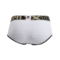 Xtremen 91029 Stripes Briefs Color White