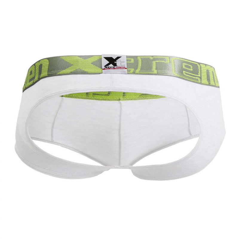 Xtremen 91032 Butt lifter Jockstrap Color White