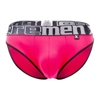 Xtremen 91053-3 3PK Briefs Color Fuchsia-Green-Fuchsia