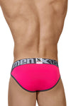 Xtremen 91053-3 3PK Briefs Color Fuchsia-Green-Fuchsia