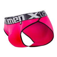 Xtremen 91053-3 3PK Briefs Color Fuchsia-Green-Fuchsia